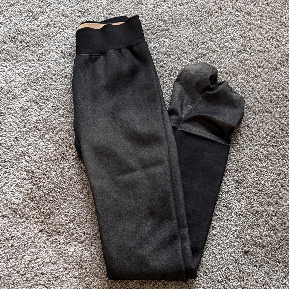Black Fleece Leggings